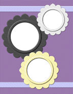 flowered framed y printable scrapbook papers for download and print