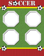 green and red s0ccer games and scoring