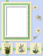 feminine quick spring digital background scrapbook papers wedding