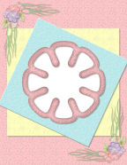 flowered corners dgital scrapbook paper templates to download