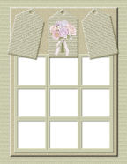 framed digital floral spring printable scrapbook papers to download