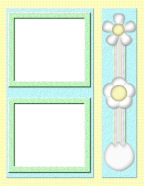 flower side bordered neon printable scrapbook papers flowered bright colors