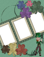 grunge or shabby chic leprechaun for kids