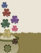 bold shamrocks and clovers 