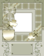 frames with clover little lads down the lane in the garden