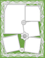 Best Digital Scrapbook Summer Spring themed digital scrapbooking paper downloadables.