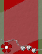 transparent layered floral bouquets jewelry deco elements