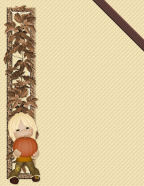 autumn printable thanksgiving scrapbook paper templates scarecrow