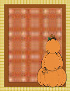 printable thanksgiving scrapbook paper templates pumpkin elements