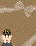 printable thanksgiving scrapbook paper templates boy pilgrim