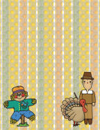 autumn printable thanksgiving scrapbook paper templates digital to print