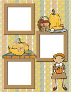 download printable thanksgiving scrapbook paper templates elements