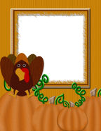 turkey printable thanksgiving scrapbook paper templates pumpkin patch