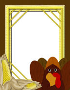 printable thanksgiving scrapbook paper templates turkey in the hay