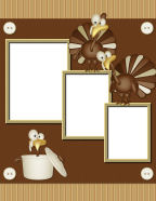 autumn colored printable thanksgiving scrapbook paper templates