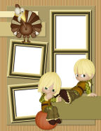 printable thanksgiving scrapbook paper templates children themed
