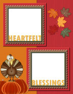 printable thanksgiving scrapbook paper templates