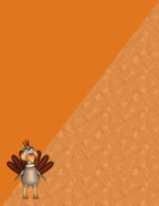 turkey printable thanksgiving scrapbook paper templates