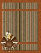 autumn printable thanksgiving scrapbook paper templates turkeys