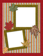 fall leaves november printable thanksgiving scrapbook paper templates