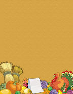 Thanksgiving Day Holiday Scrapbooking Paper Downloads