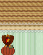Worlds Best thanksgiving day holiday turkey themed scrapbook membership site downloadables