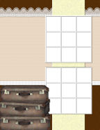stacked luggage printable travel scrapbook paper backgrounds and templates