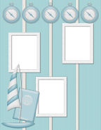 sailing printable travel scrapbook paper backgrounds and templates