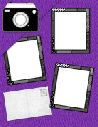 Best Vacation travel themed computer scrapbook paper template downloadables.