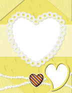 prom picture frames doillies