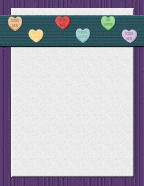 conversation-hearts decorated