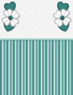 flowered be mine-valentine hearts 