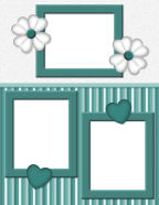 chocolate hearts green backs