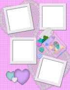 candided pastel school kids val party