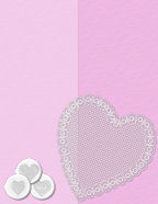 Valentines Day Holiday Hearts and Cupid Scrapebook Paper Downloadables