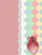 #1 Best Valentines Day Holiday Scrapbook paper templates.