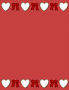 Hearts and Teddy Bears for Valentines Day Holiday downloadable scrapbook papers.