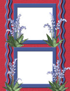 wedding flowers scrapbook templates design