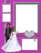 wedding scrapbook paper layouts templates