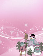 pastel snow-family forest trees winter-winds