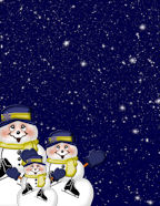 snow people family jack frost