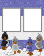 World's BEST Winter season themed 8.5x11 digital scrapbooking papers