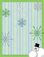 weather that is cold and- building frosty-the-snowman