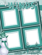 stacked up snow family people