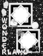 wonder land mittems, snow boots and skates