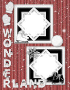 cold frosty colors with snow-snow-snow